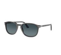 Persol Man Sunglass PO3019S - Frame color: Transparent Grey, Lens color: Light Blue Gradient Dark Blue Polar
