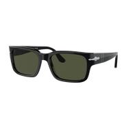 Persol Man Sunglass PO3315S - Frame color: Black, Lens color: Green