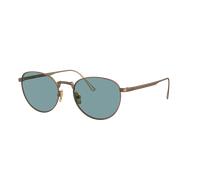 Persol Man Sunglass PO5002ST - Frame color: Bronze, Lens color: Polarized Blue