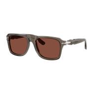 Persol Man Sunglass PO8002S - Frame color: Opal Grey, Lens color: Red