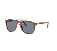 Persol Man Sunglass PO9649S - Frame color: Terra Di Siena, Lens color: Blue