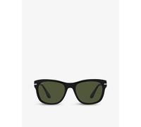 Persol Mens Persol Po3313S Square-Frame Acetate Sunglasses Black