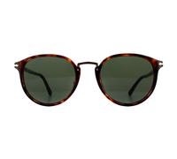 Persol Men's Round Havana Green Sunglasses in Brown Persol Brown One Size