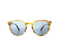 Persol Man PO3152S 904356 Sunglasses Acetate Brown Blue Round Normal