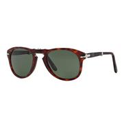 Persol Men's Sunglasses, Havana - Crystal Green, 44
