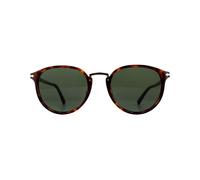 Persol Men's Round Havana Green Sunglasses in Brown Persol Brown One Size