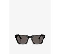 Persol Persol Po3092Sm Square-Frame Acetate Sunglasses Black
