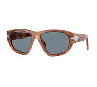 Persol PO0050S 96/56 Unisex Sunglasses Acetate Brown Blue Geometric Normal