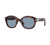 Persol PO0060S 24/56 Woman Sunglasses Acetate Turtle Blue Pantos Normal