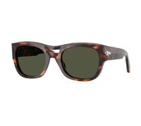 Persol PO0064S 24/31 Unisex Sunglasses Acetate Turtle Green Pillow Normal