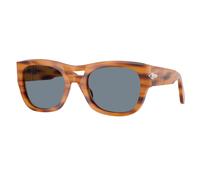 Persol PO0064S 960/56 Unisex Sunglasses Acetate Turtle Blue Pillow Normal