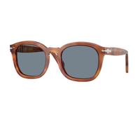 Persol PO0082S 96/56 Unisex Sunglasses Acetate Brown Blue Geometric Normal