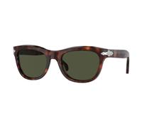 Persol Unisex PO0086S 24/31 Sunglasses Acetate Turtle Green Pillow Normal