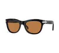 Persol PO0086S 95/53 Unisex Sunglasses Acetate Black Yellow Pillow Normal Anti -reflex