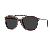 Persol PO0203S 24/48 Unisex Sunglasses Acetate Turtle Grey Squared Polarized