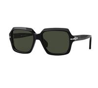 PERSOL PO0581S 95/31 54 Black Square Unisex 54 mm Sunglasses