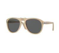 Persol PO0649 1169B1 Man Sunglasses Acetate Brown Grey Pilot Normal