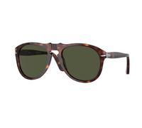 Persol PO0649 24/31 Man Sunglasses Acetate Turtle Green Pilot Normal