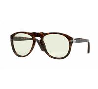 PERSOL PO0649 24 BL Havana Pilot Men's 52 mm Photochromic Sunglasses