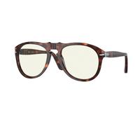Persol PO0649 24/BL Man Sunglasses Acetate Havana Grey Pilot Normal Photochromatic