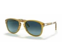 Persol PO0714SM 714 Sm 54 204/S3 Opal Yellow Sunglasses Steve Mcqueen Polar Blue