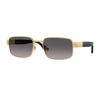 Persol PO1022S 515/M3 Unisex Sunglasses Metal Gold Grey Pillow Polarized