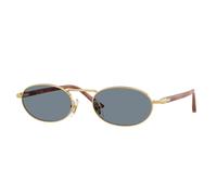 Persol PO1023S 113256 Unisex Sunglasses Metal Gold Blue Squared Normal