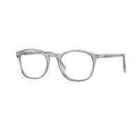 Persol PO3007V 309 Man Optical frames Acetate Grey Transparent Squared Normal