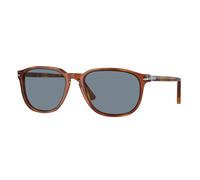 Persol PO3019S 96/56 Man Sunglasses Acetate Brown Blue Squared Normal