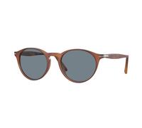 Persol PO3092SM 900656 Man Sunglasses Acetate Brown Blue Round Normal