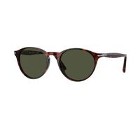 Persol PO3092SM 901531 Man Sunglasses Acetate Turtle Green Round Normal
