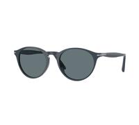 Persol PO3092SM 90693R Man Sunglasses Acetate Blue Blue Round Polarized