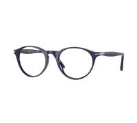 Persol PO3092V 9038 Man Optical frames Acetate Blue Transparent Pantos Normal