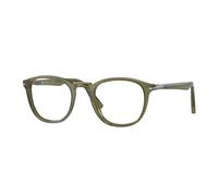 Persol PO3143V 1142 Man Optical frames Acetate Green Transparent Round Normal