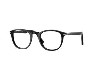 Persol PO3143V 95 Man Optical frames Acetate Black Transparent Round Normal