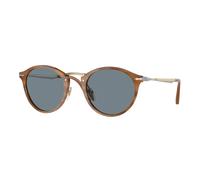 Persol PO3166S 960/56 Man Sunglasses Plastic Havana Blue Pantos Normal