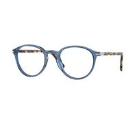 Persol PO3218V 1202 Unisex Optical frames Acetate Blue Transparent Pantos Normal
