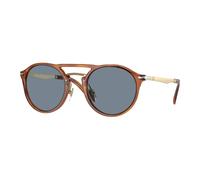 Persol PO3264S 96/56 Unisex Sunglasses Acetate Brown Blue Pantos Normal
