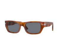 Persol PO3268S 96/56 Unisex Sunglasses Plastic Havana Blue Squared