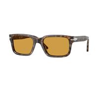 Persol PO3272S 124853 Man Sunglasses Acetate Brown Yellow Squared Normal