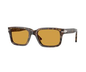 Persol PO3272S 124853 Man Sunglasses Acetate Brown Yellow Squared Normal