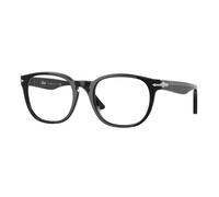 Persol PO3283V 95 Man Optical frames Acetate Black Transparent Round Normal