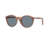 Persol PO3285S 96/56 Unisex Sunglasses Plastic Havana Blue Round Normal