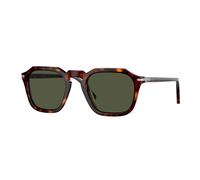 Persol PO3292S 24/31 Unisex Sunglasses Plastic Havana Green Squared Normal