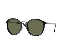 Persol PO3309S 95/58 Unisex Sunglasses Acetate Black Green Round Polarized