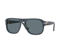 Persol PO3310S JEAN 11893R Unisex Sunglasses Acetate Blue Blue Squared Polarized