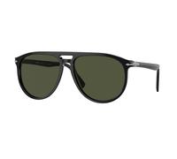 Persol PO3311S 95/31 Unisex Sunglasses Acetate Black Green Pilot Normal