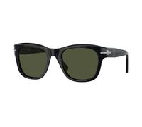 Persol PO3313S 95/31 Unisex Sunglasses Acetate Black Green Squared Normal