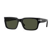 Persol PO3315S 95/31 Man Sunglasses Acetate Black Green Squared Normal