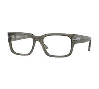 Persol PO3315V 1103 Man Optical frames Acetate Grey Transparent Squared Normal